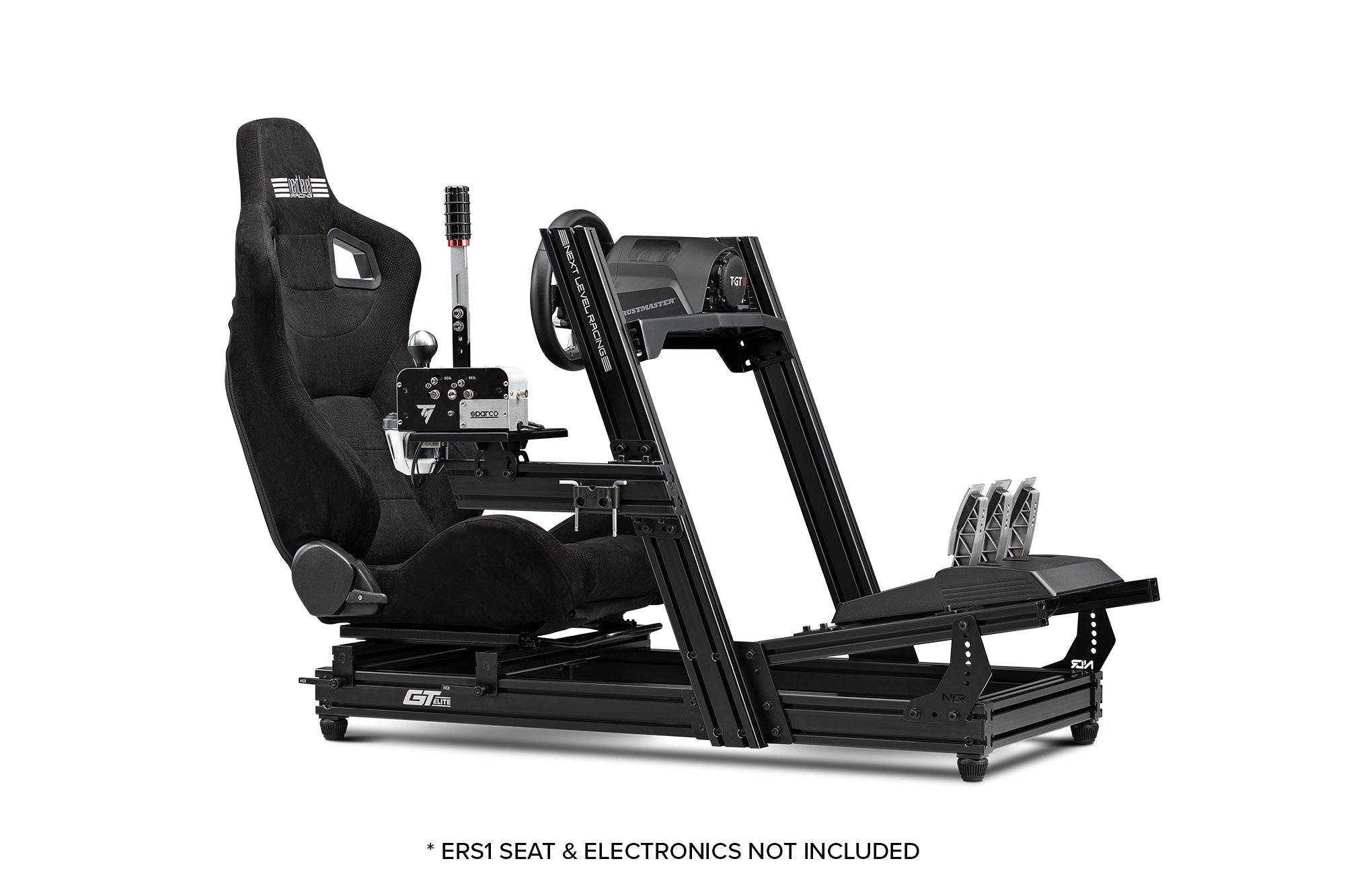 GTElite Aluminium Simulator Cockpit - Wheel Plate Edition