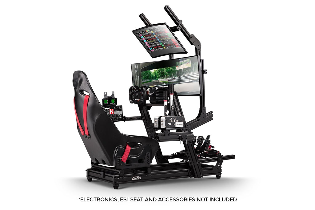 GTElite Aluminium Simulator Cockpit - Wheel Plate Edition
