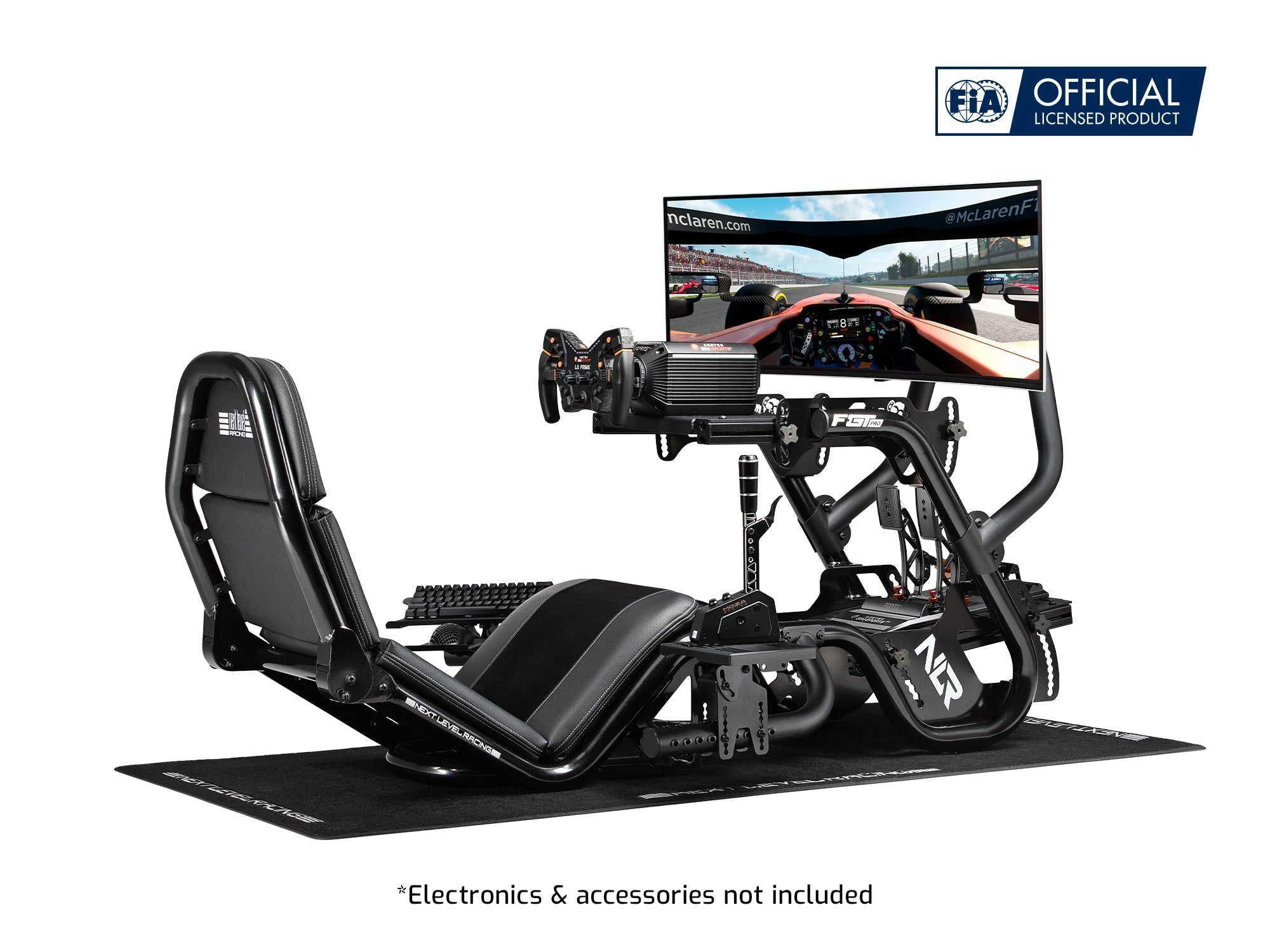 F-GT Pro Formula and GT Racing Cockpit - Black Edition