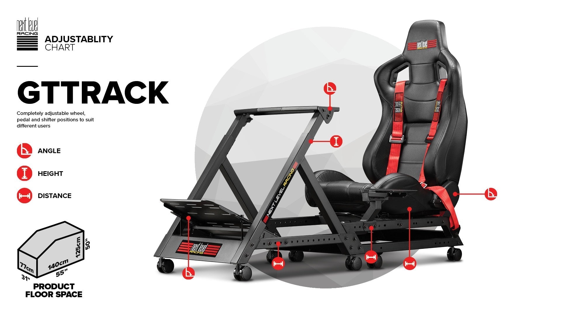 GTtrack Racing Simulator Cockpit